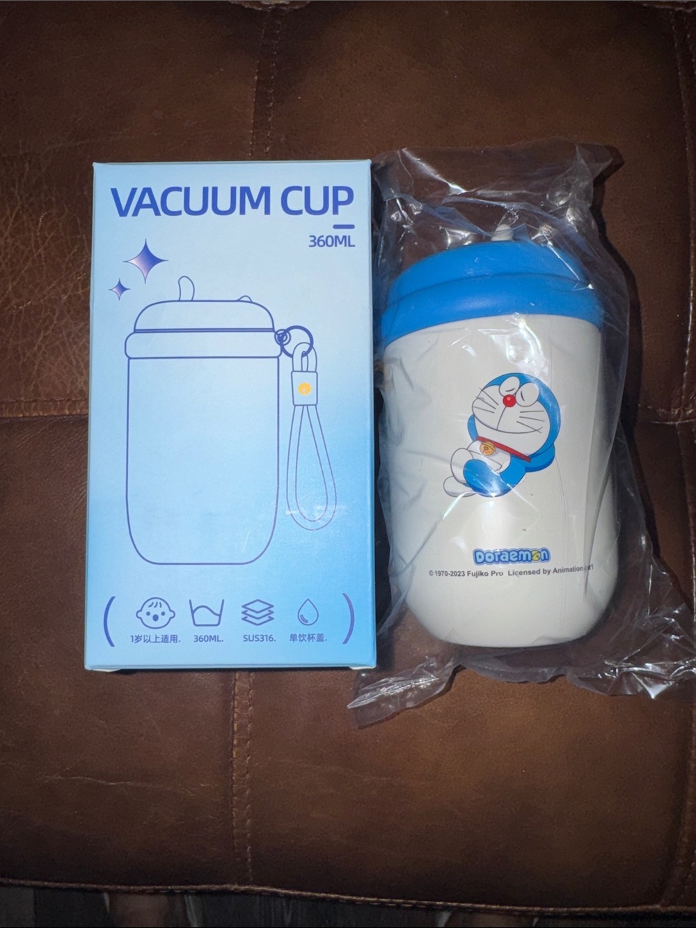 FRIENDS Doraemon Thermal Cup - White & Blue